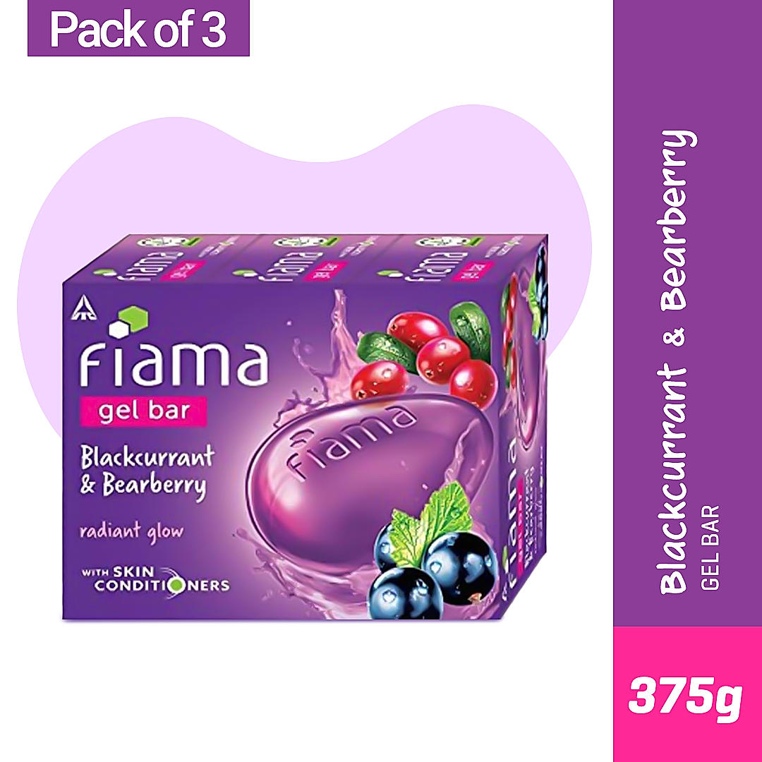 Blackcurrant & Bearberry Gel Bar, 125g (Pack of 3)-2 Blackcurrant & Bearberry Gel Bar, 125g (Pack of 3)-2