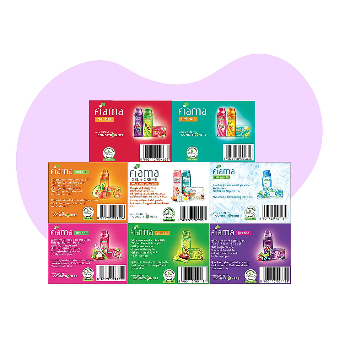 Mega Celebration pack Multi-variant Gel Bar, 125g (Pack of 8) Mega Celebration pack Multi-variant Gel Bar, 125g (Pack of 8)