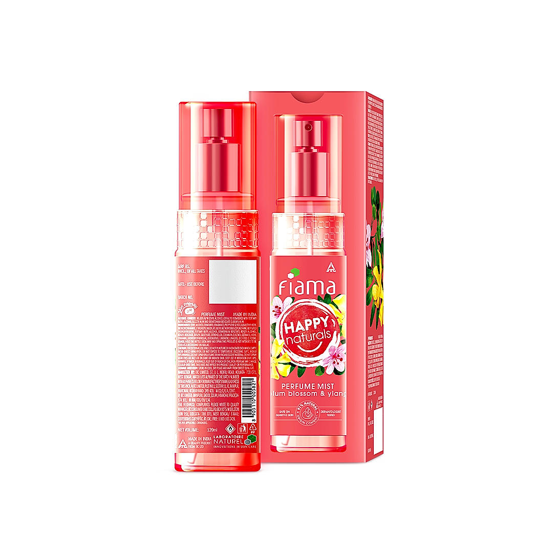 Happy Naturals Plum Blossom & Ylang Perfume Mist, 120 ml-3 Happy Naturals Plum Blossom & Ylang Perfume Mist, 120 ml-3