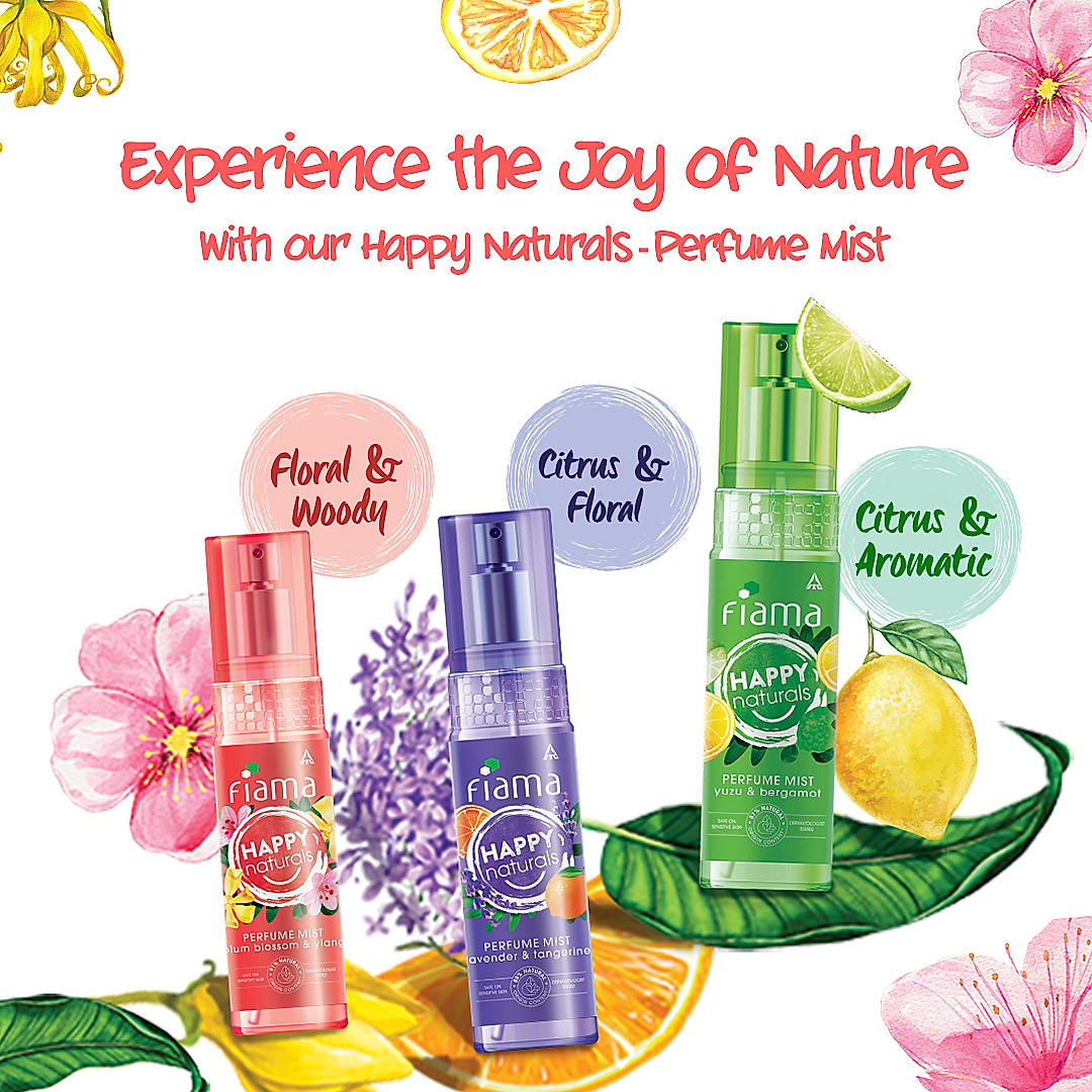 Happy Naturals Plum Blossom & Ylang Perfume Mist, 120 ml-8 Happy Naturals Plum Blossom & Ylang Perfume Mist, 120 ml-8