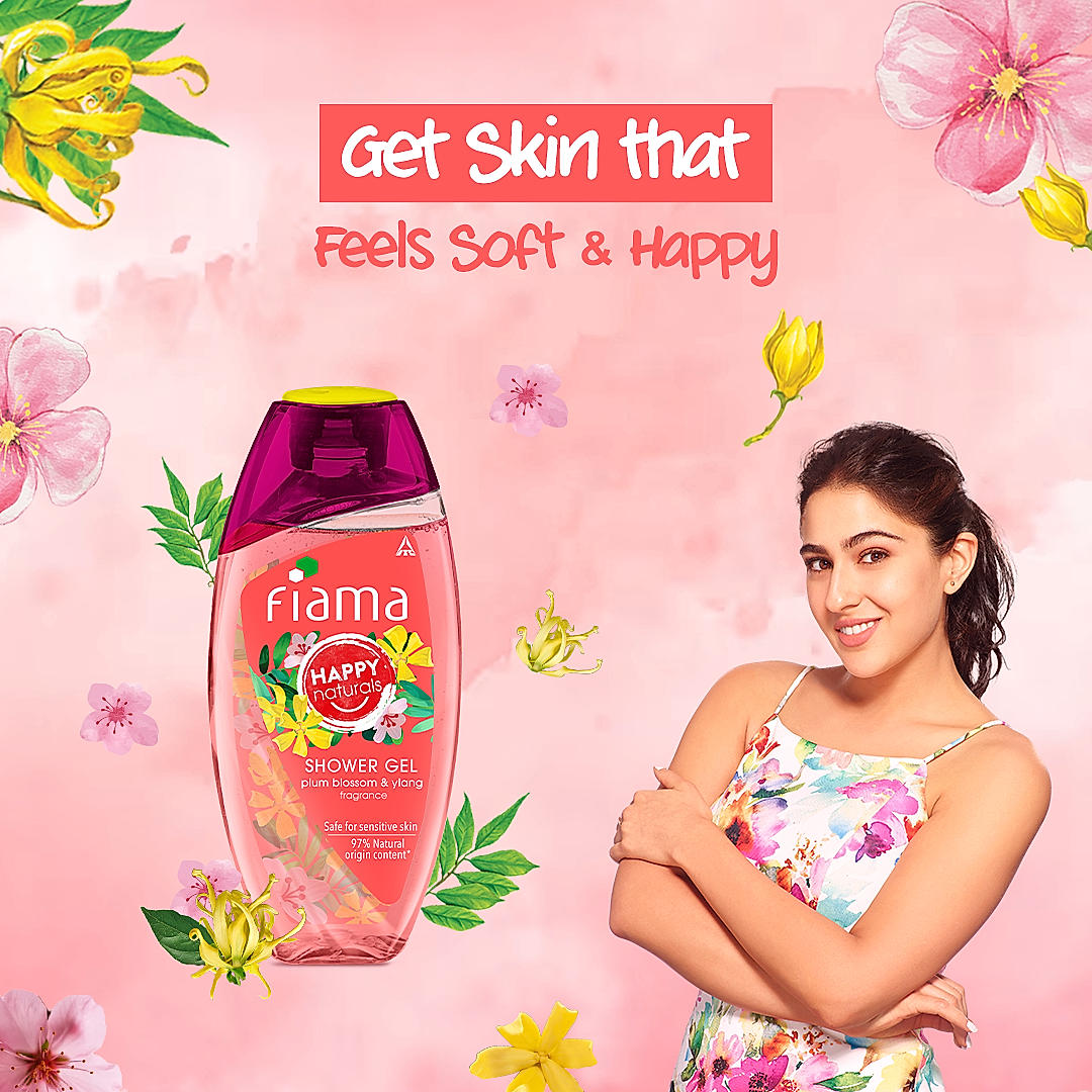 Happy Naturals Plum Blossom & Ylang Shower gel, 250 ml-4 Happy Naturals Plum Blossom & Ylang Shower gel, 250 ml-4