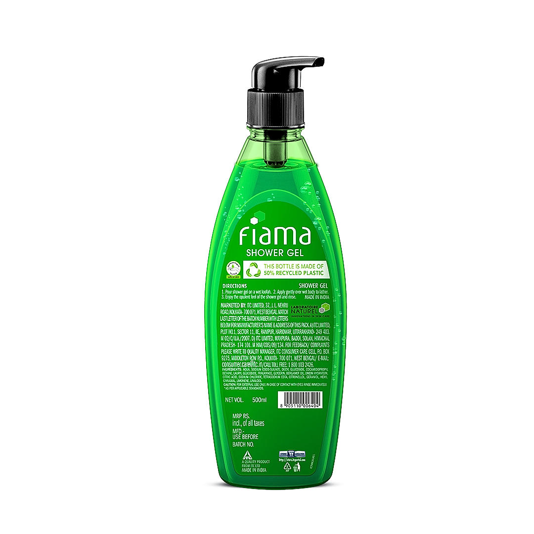 Happy Naturals Yuzu & Bergamot Shower gel, 500 ml-6 Happy Naturals Yuzu & Bergamot Shower gel, 500 ml-6
