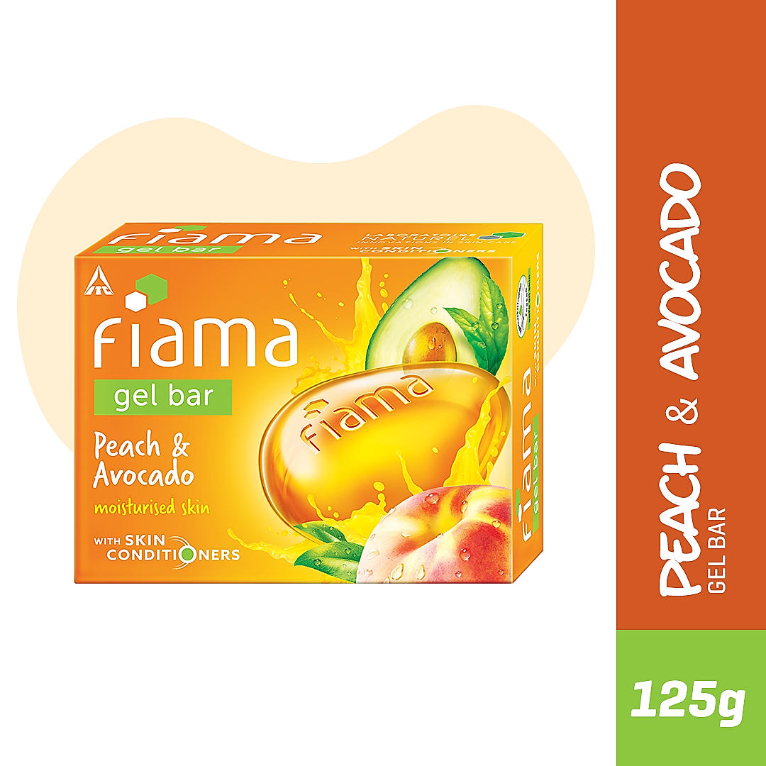Peach & Avocado Gel Bar, 125 g-2 Peach & Avocado Gel Bar, 125 g-2