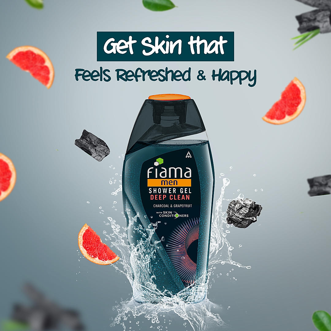 Deep Clean Charcoal & Grapefruit Men Shower Gel 250 ml-4 Deep Clean Charcoal & Grapefruit Men Shower Gel 250 ml-4