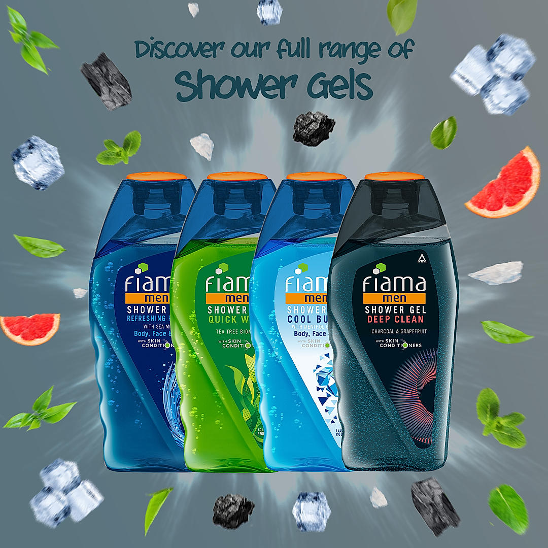 Deep Clean Charcoal & Grapefruit Men Shower Gel 250 ml-7 Deep Clean Charcoal & Grapefruit Men Shower Gel 250 ml-7