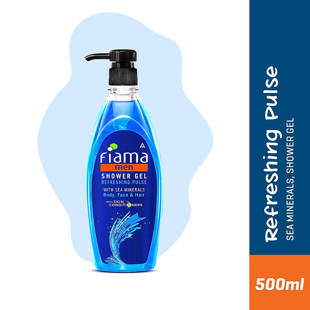 Refreshing Pulse Men Shower Gel, 500 ml-2 Refreshing Pulse Men Shower Gel, 500 ml-2