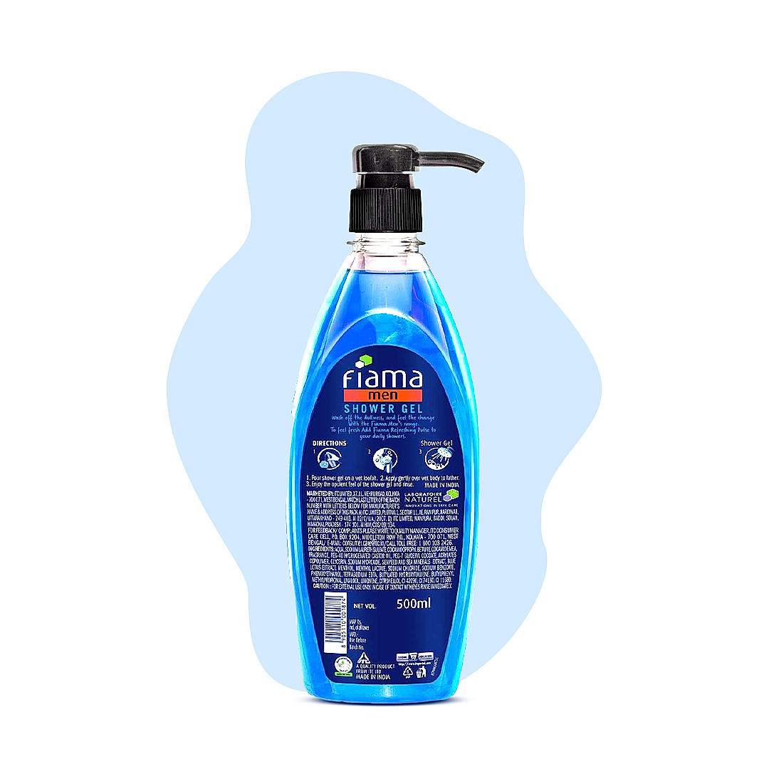 Refreshing Pulse Men Shower Gel, 500 ml-3 Refreshing Pulse Men Shower Gel, 500 ml-3