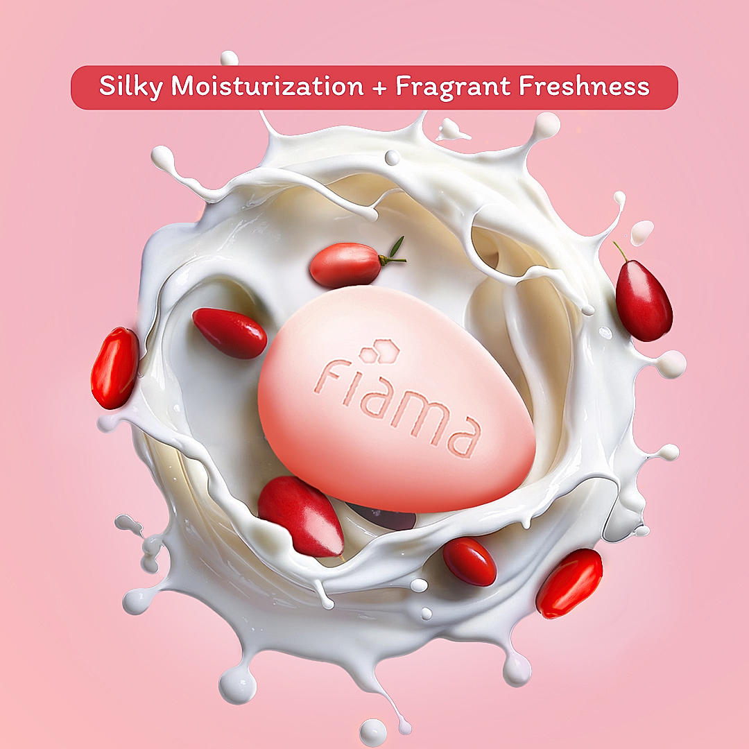 Fiama Japanese Hokkaido Milk Bar Goji Berry 125g Fiama Japanese Hokkaido Milk Bar Goji Berry 125g