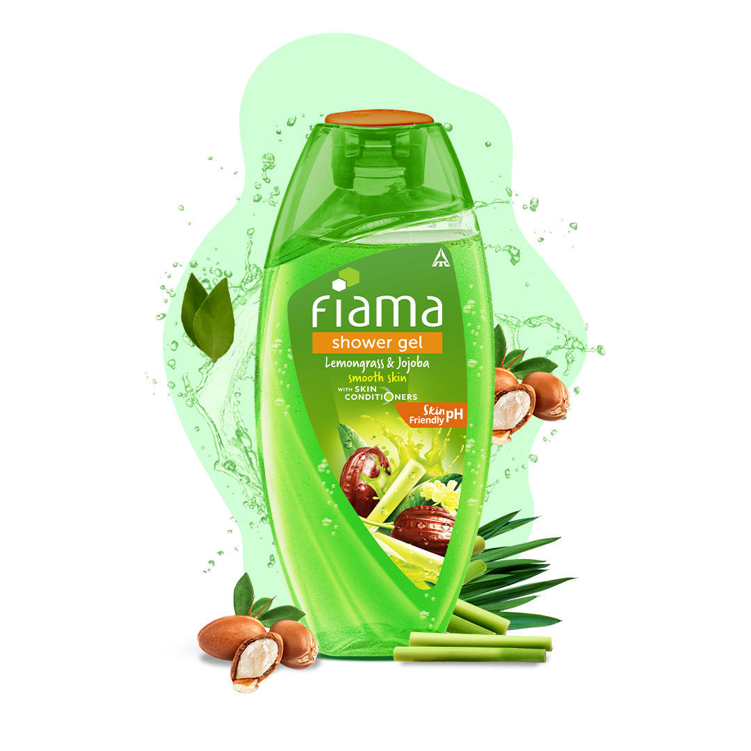 Fiama Lemongrass & Jojoba Body Wash for Refreshing Shower