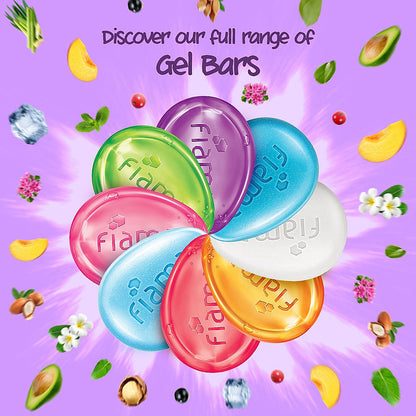Fiama Gel Bar Blackcurrant and Bearberry for radiant glowing skin, with skin conditioners, 125g (Pack of 8)-5