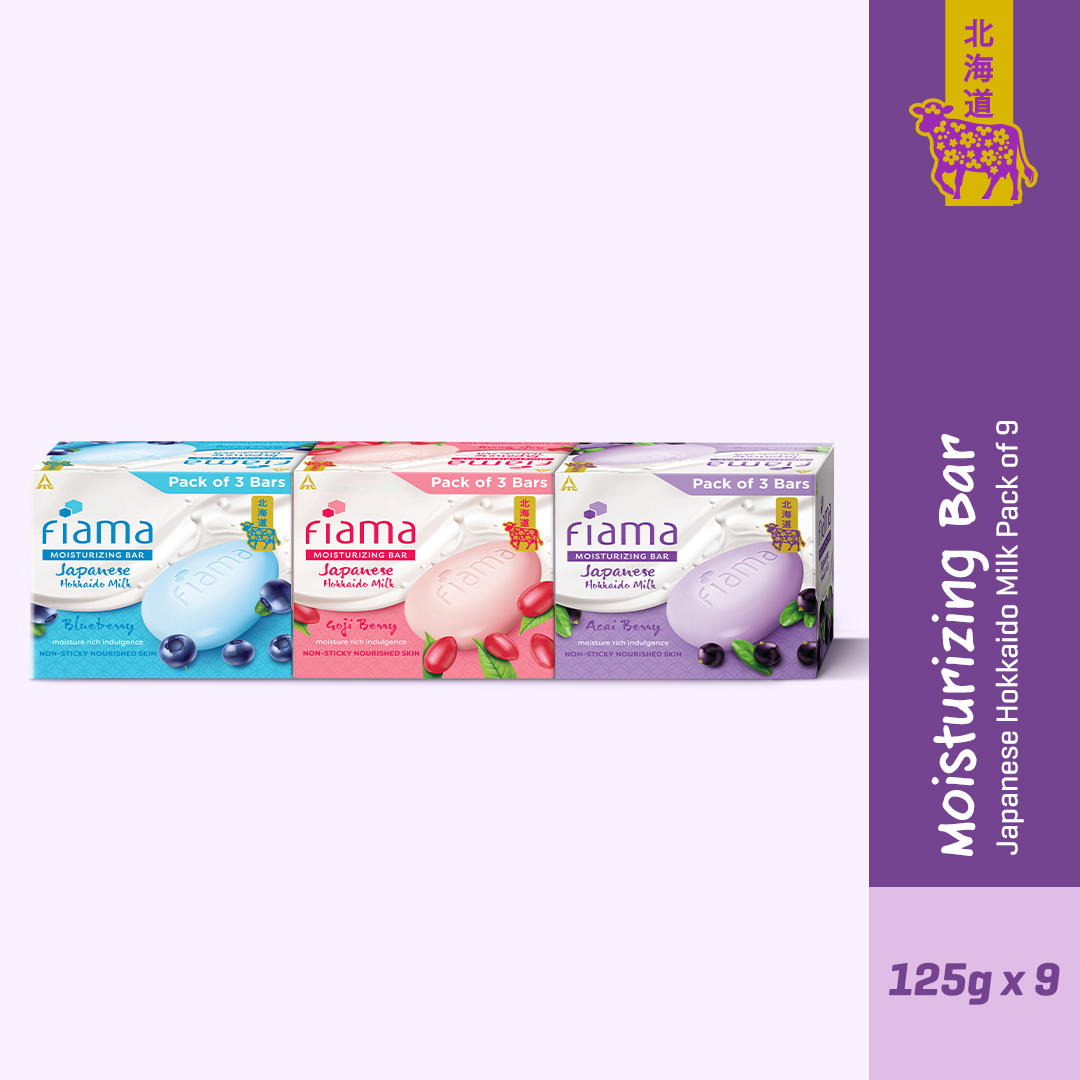 Fiama Moisturising Bars Pack of 9 soaps-1