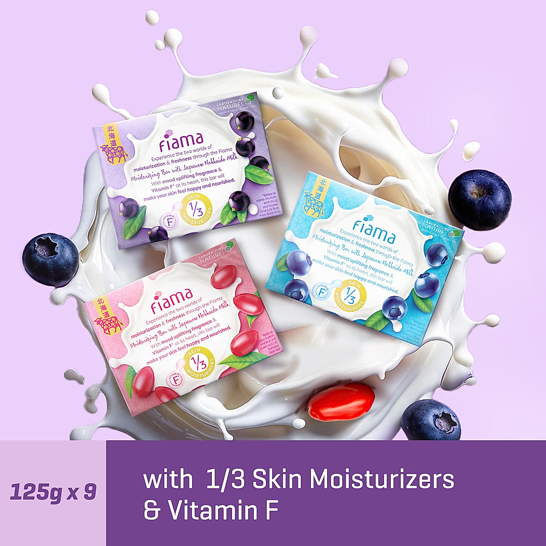 Fiama Moisturising Bars Pack of 9 soaps-6