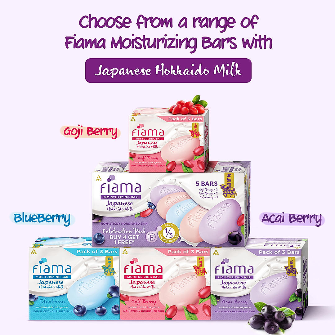 Fiama Moisturising Bars Pack of 9 soaps-8