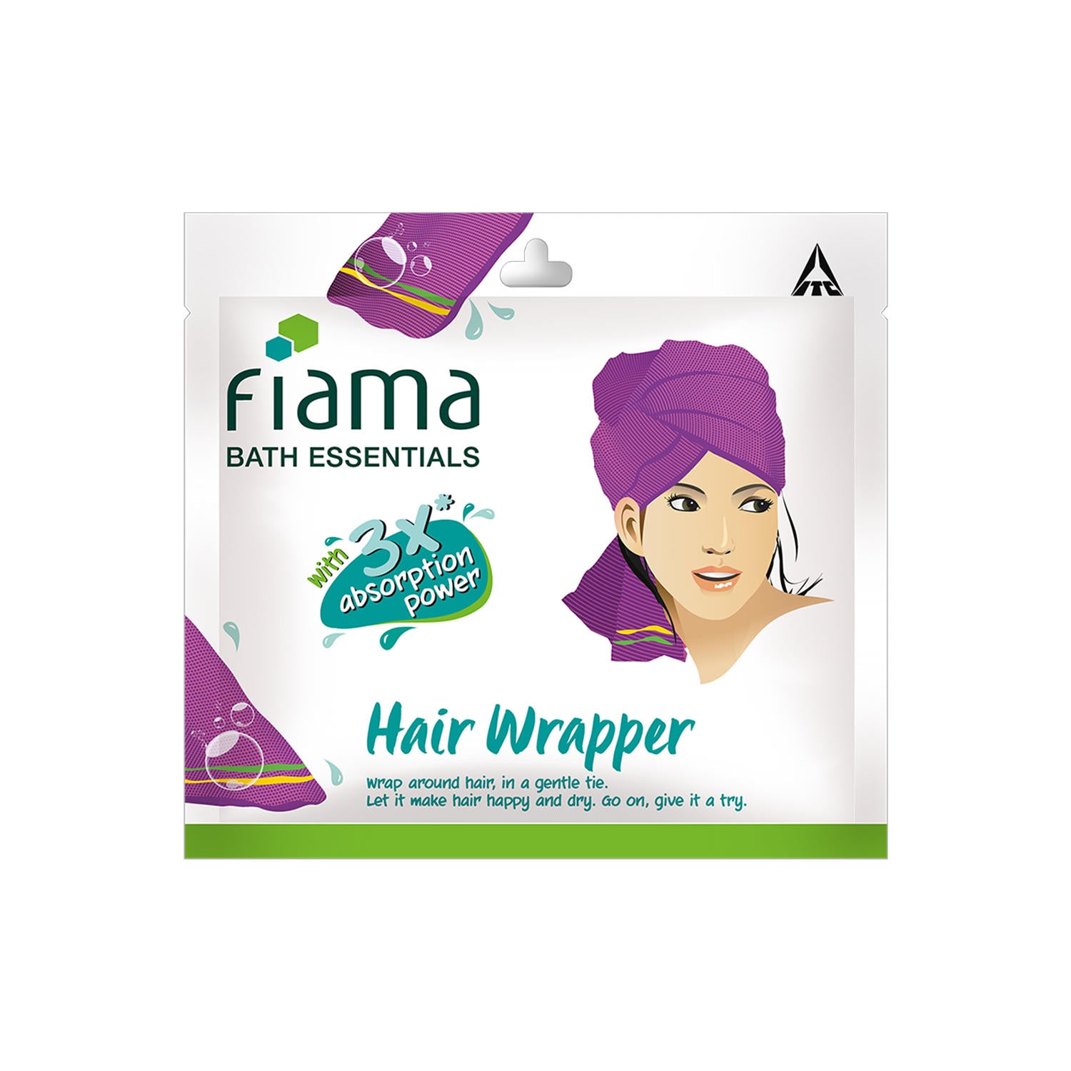 Hair Wrap Purple-1