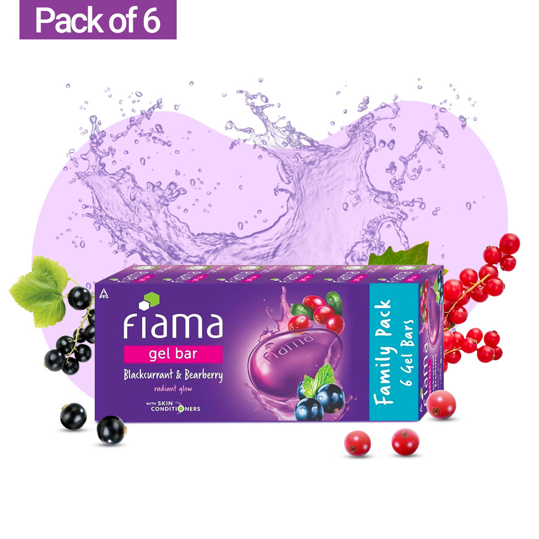 Blackcurrant & Bearberry Gel Bar, 125g (Pack of 6)-1