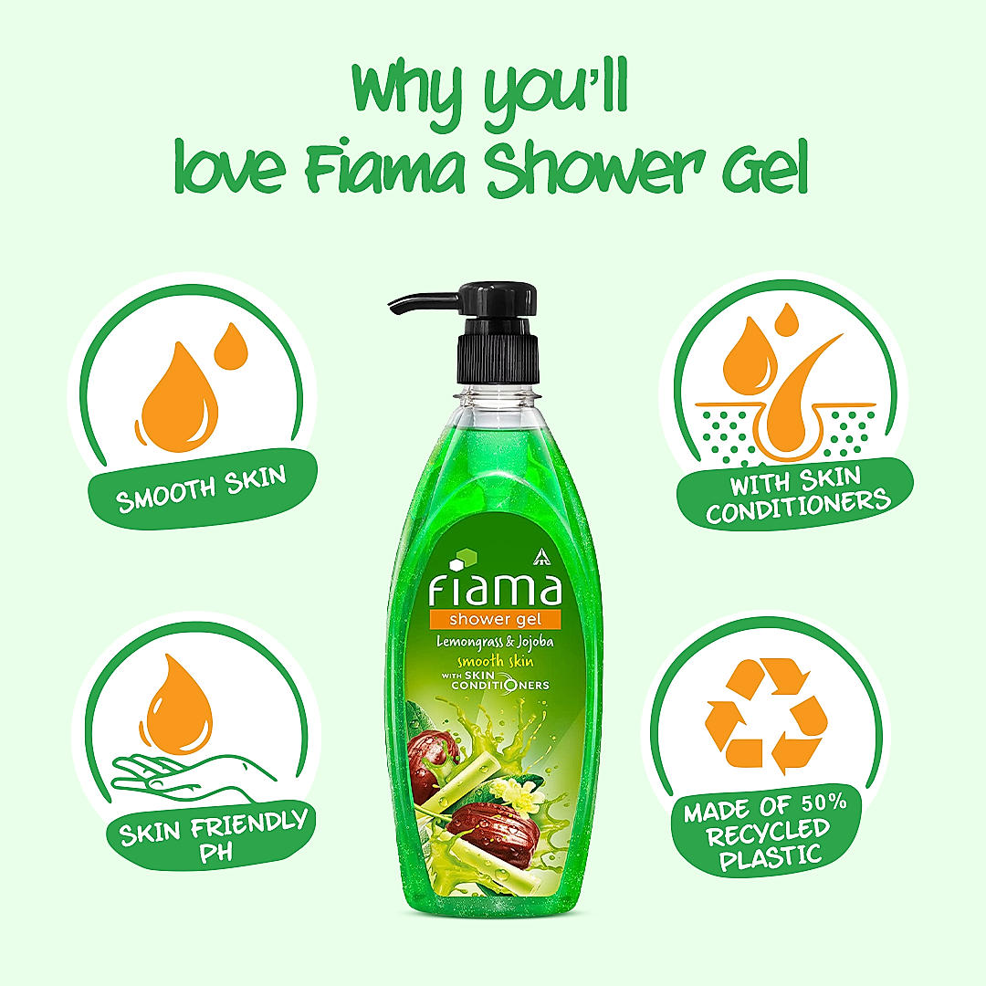 Lemongrass & Jojoba Shower Gel, 500 ml-5