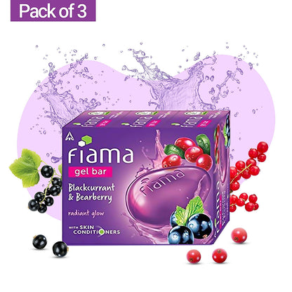 Blackcurrant & Bearberry Gel Bar, 125g (Pack of 3)-1