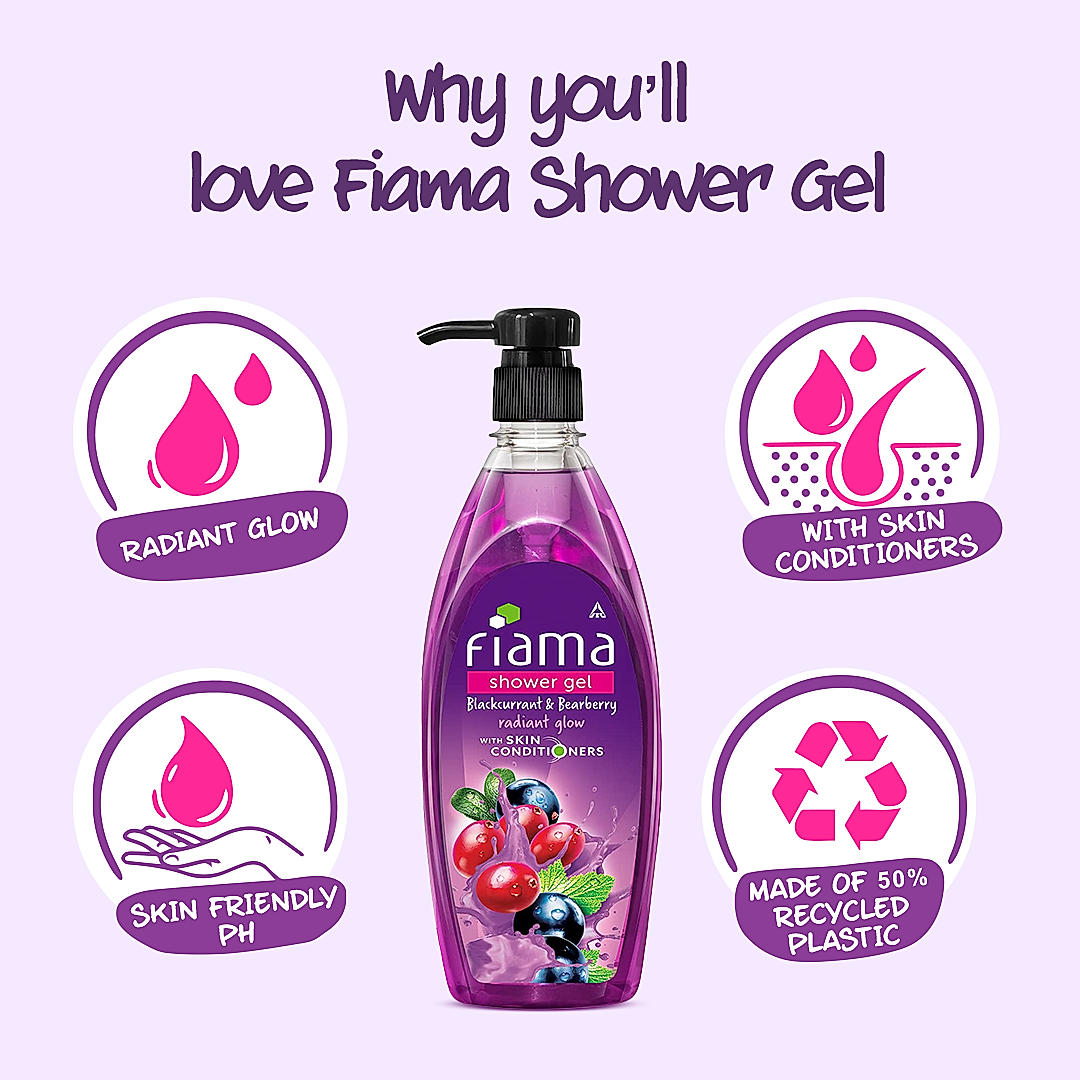 Blackcurrant & Bearberry Shower Gel, 500 ml-5
