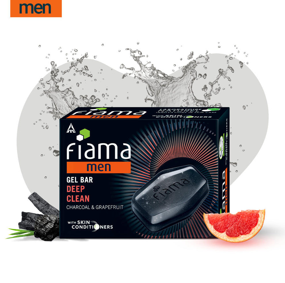 Buy Deep Clean Men Gel Bar, 125 g Online at Fiama | FDGBBCG125 – FIAMAITC