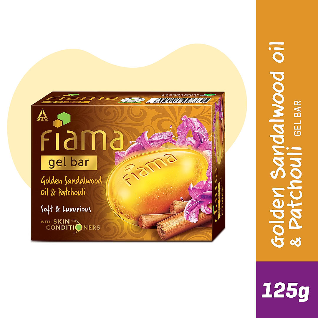 Golden Sandalwood Oil & Patchouli Gel Bar, 125 g-2