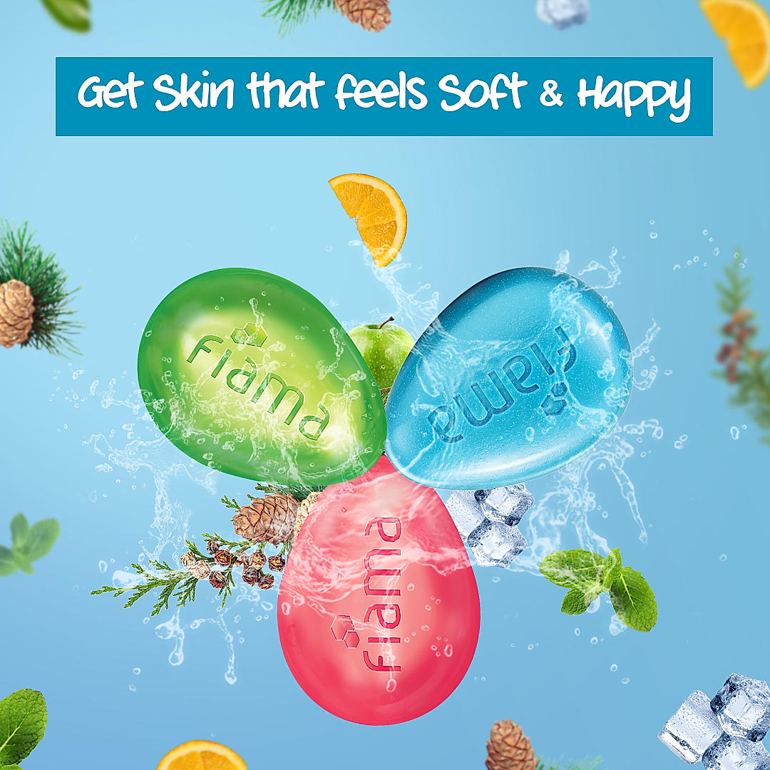 Fresh Celebration pack Multi-variant Gel Bar, 125g (Pack of 3)-5