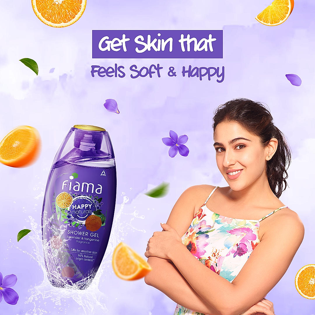 Fiama Lavender & Tangerine Body wash Shower Gel 250 ml-7