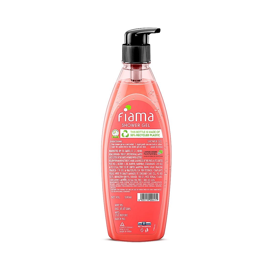Happy Naturals Plum Blossom & Ylang Shower gel, 500 ml-6