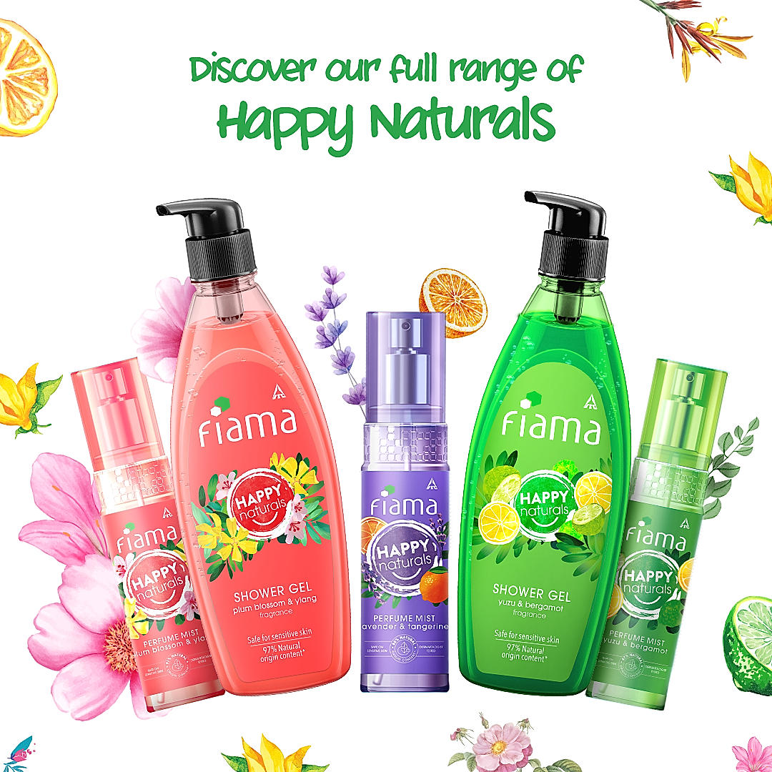 Happy Naturals Plum Blossom & Ylang Shower gel, 500 ml-7