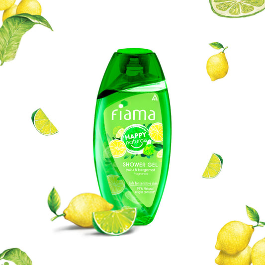 Happy Naturals Yuzu & Bergamot Shower gel, 250 ml-1