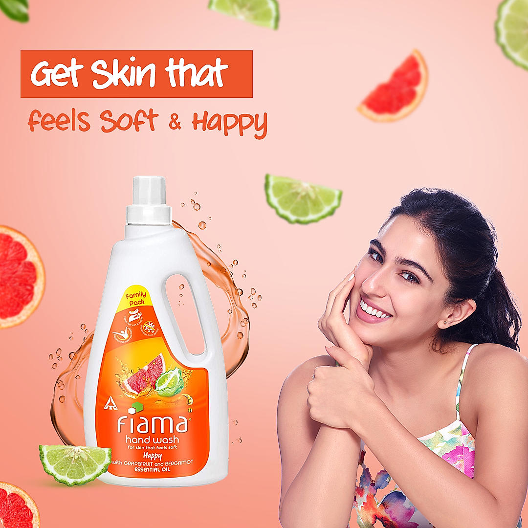 Happy Hand wash, 1L Bottle-4