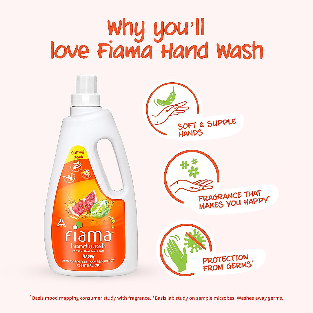 Happy Hand wash, 1L Bottle-5