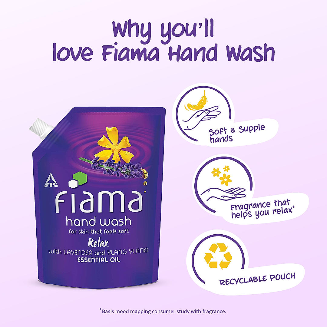 Relax Hand wash, 350 ml Pouch-5