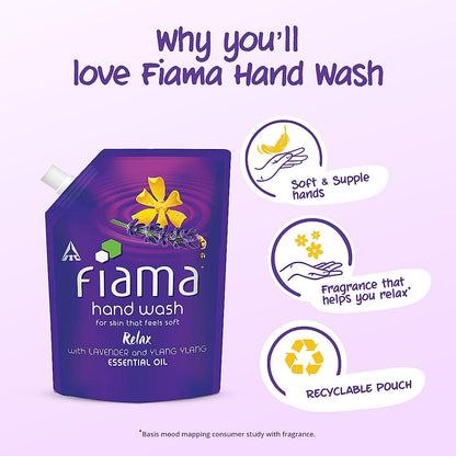 Relax Hand wash, 350 ml Pouch-5