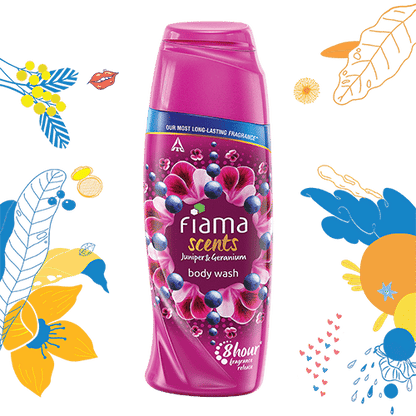 Juniper & Geranium Scents Body Wash, 250 ml-1