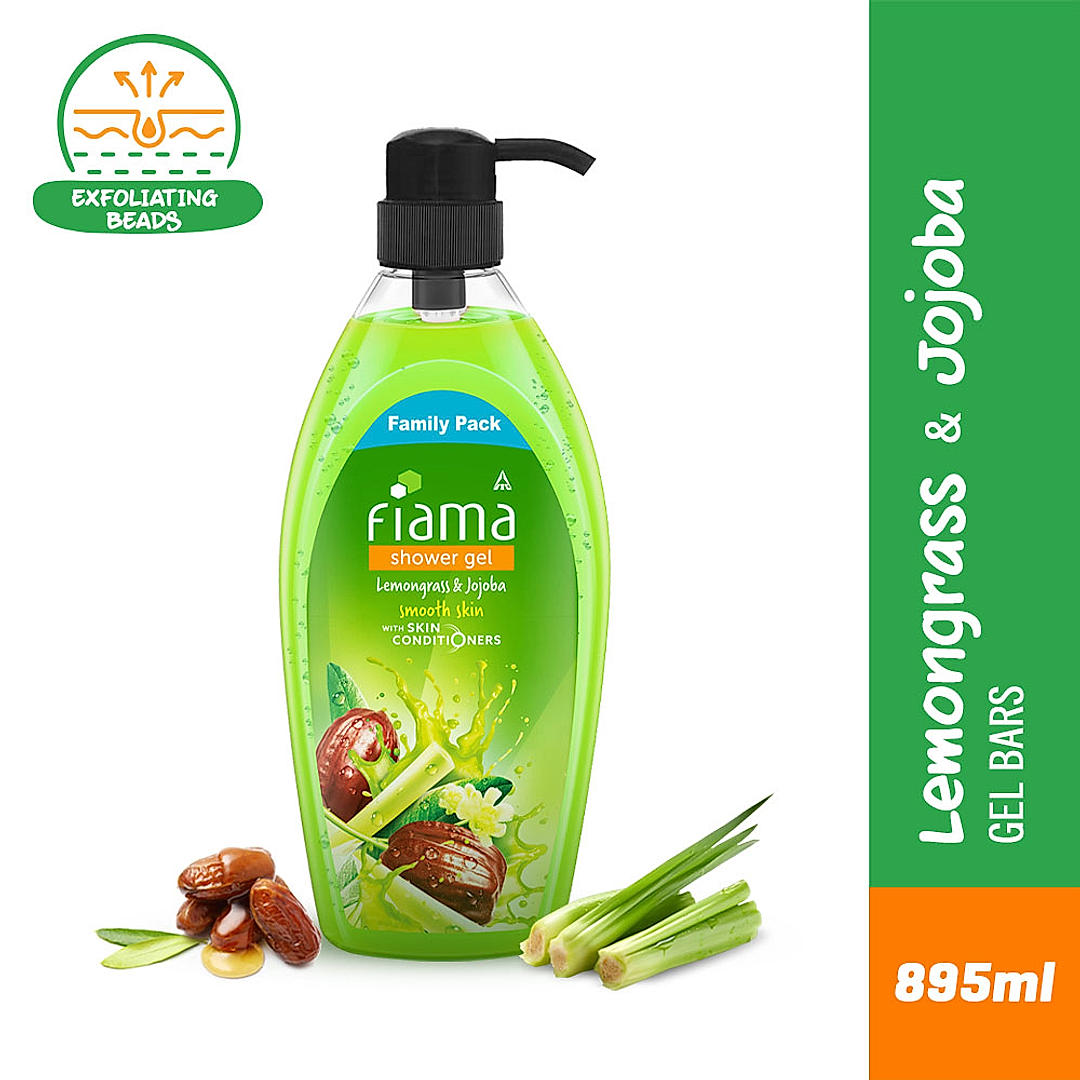 Lemongrass & Jojoba Shower Gel, 900ml-2
