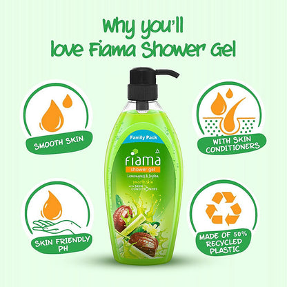 Lemongrass & Jojoba Shower Gel, 900ml-3