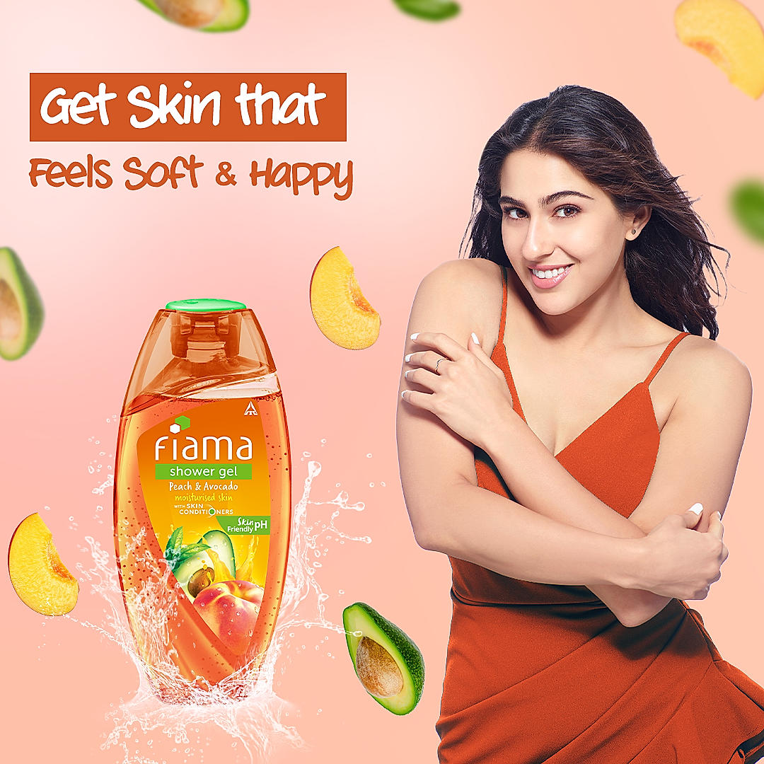 Peach & Avocado Shower Gel, 250 ml-4