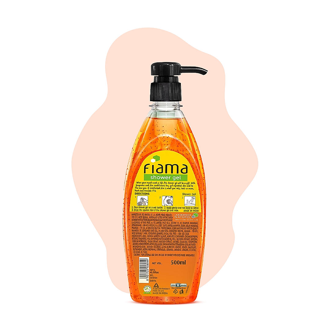 Peach & Avocado Shower Gel, 500 ml-3