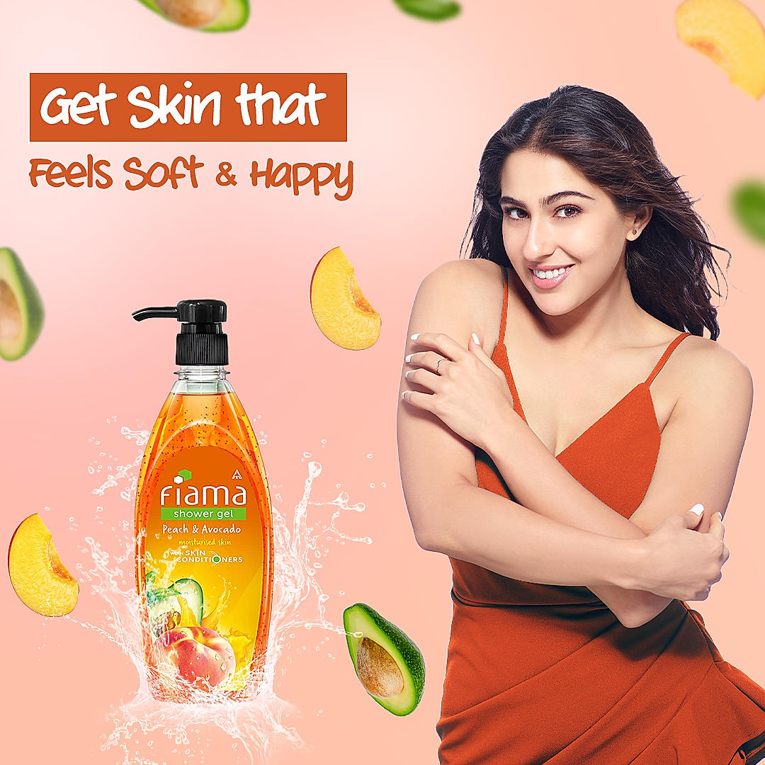 Peach & Avocado Shower Gel, 500 ml-4