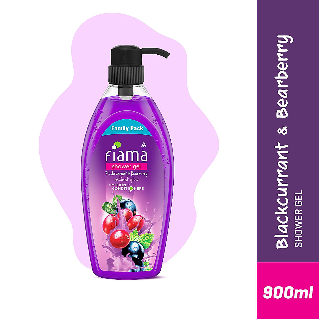 Blackcurrant & Bearberry Shower Gel, 900 ml-2