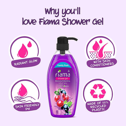 Blackcurrant & Bearberry Shower Gel, 900 ml-5