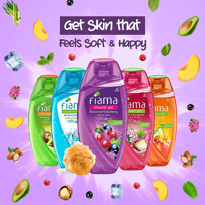 Shower Gel Unisex Celebration Pack, 125ml (Pack of 5) + Loofah-6