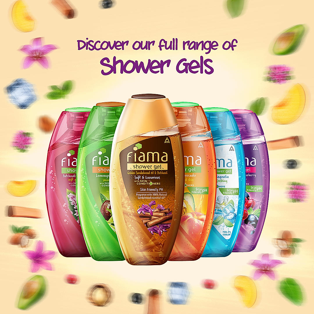 Fiama Golden Sandalwood & Patchouli Body wash Shower Gel 250 ml-6