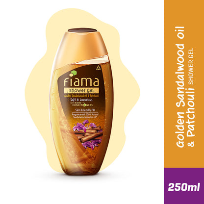 Fiama Golden Sandalwood & Patchouli Body wash Shower Gel 250 ml-1