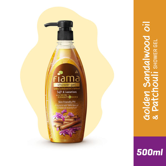 Fiama Golden Sandalwood & Patchouli Body wash Shower Gel 500 ml-1