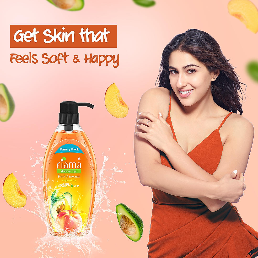 Peach & Avocado Shower Gel, 900 ml-4