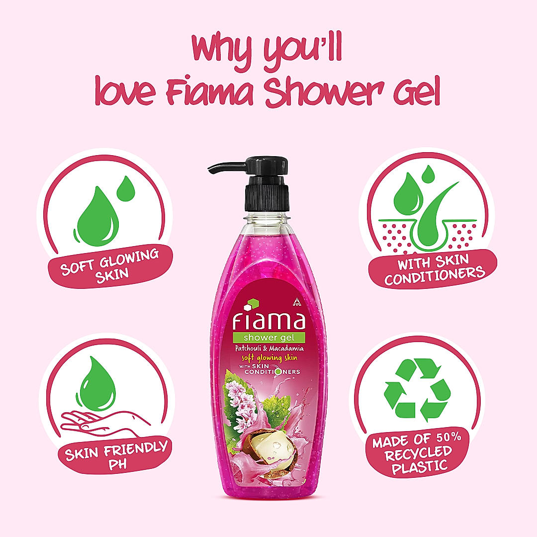 Patchouli & Macadamia Shower Gel, 500 ml-5